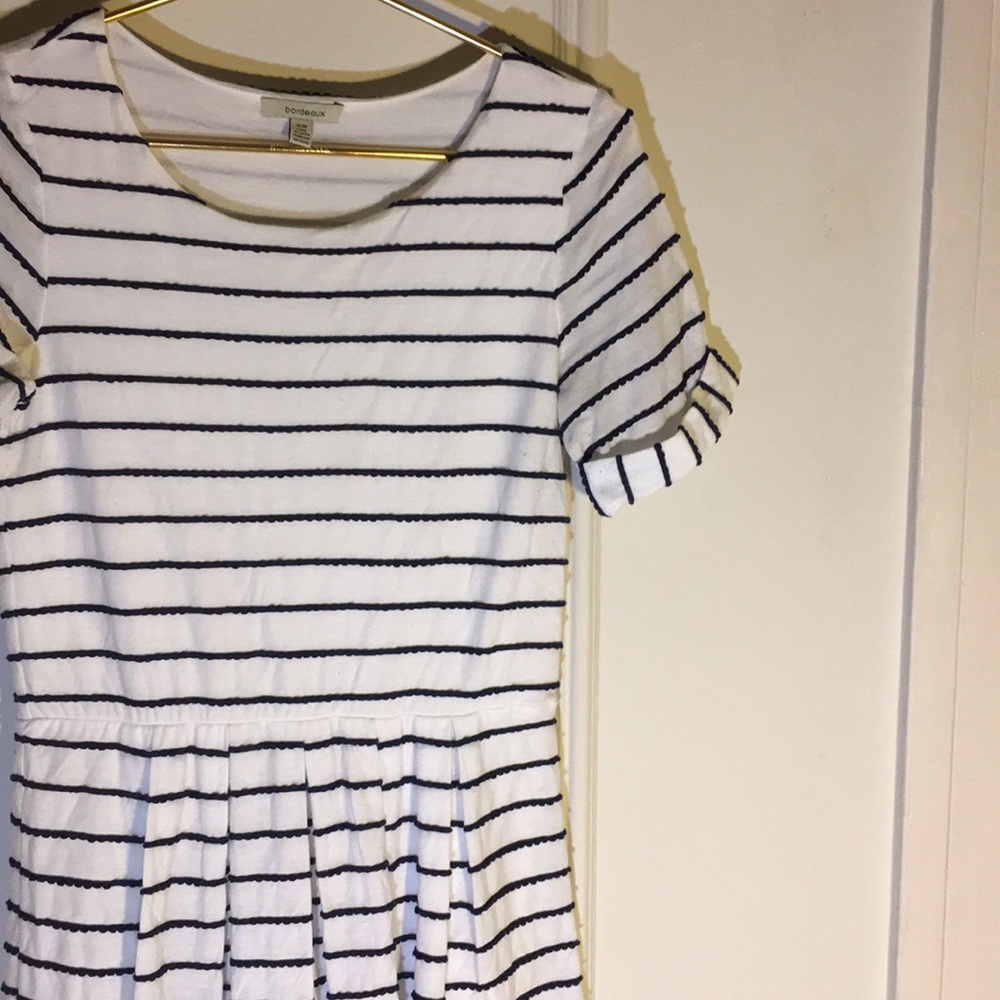 Textured Anthropologie brunch dress